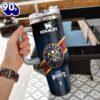 NBA Denver Nuggets Custom Stanley Quencher 40oz Stainless Steel Tumbler With Handle