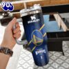 NBA Golden State Warriors Custom Stanley Quencher 40oz Stainless Steel Tumbler With Handle