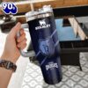 NBA Memphis Grizzlies Custom Stanley Quencher 40oz Stainless Steel Tumbler With Handle