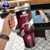 NBA Miami Heat Custom Stanley Quencher 40oz Stainless Steel Tumbler With Handle