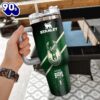 NBA Milwaukee Bucks Custom Stanley Quencher 40oz Stainless Steel Tumbler With Handle