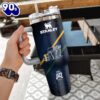 NBA Utah Jazz Custom Stanley Quencher 40oz Stainless Steel Tumbler With Handle