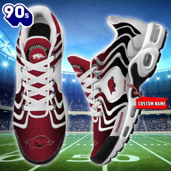 NCAA Arkansas Razorbacks Football Team TN Shoes – Custom Name