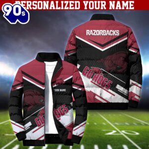 NCAA Arkansas Razorbacks Puffer Jacket…