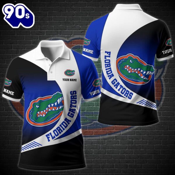 NCAA Florida Gators Team Polo Shirt Custom Your Name  Gift Christmas