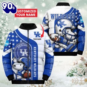 NCAA Kentucky Wildcats Snoopy Puffer…