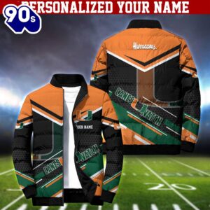 NCAA Miami Hurricanes Puffer Jacket…