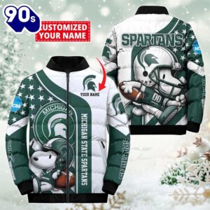 NCAA Michigan State Spartans Snoopy…