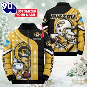 NCAA Missouri Tigers Snoopy Puffer…