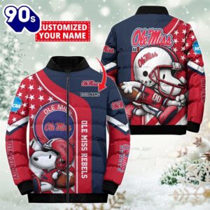 NCAA Ole Miss Rebels Snoopy…