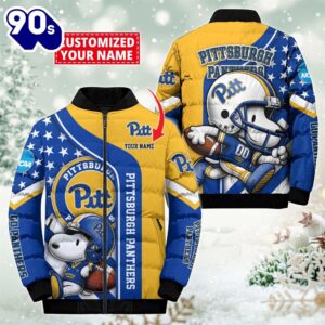 NCAA Pittsburgh Panthers Snoopy Puffer…