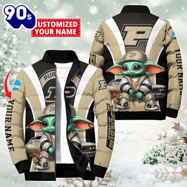 NCAA Purdue Boilermakers Sport Baby Yoda Puffer Jacket For Fans – NCAA Puffer Jacket