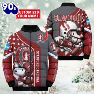 NCAA Stanford Cardinal Snoopy Puffer…