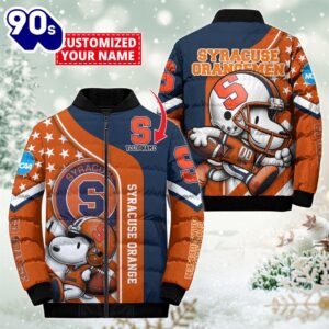 NCAA Syracuse Orange Snoopy Puffer…