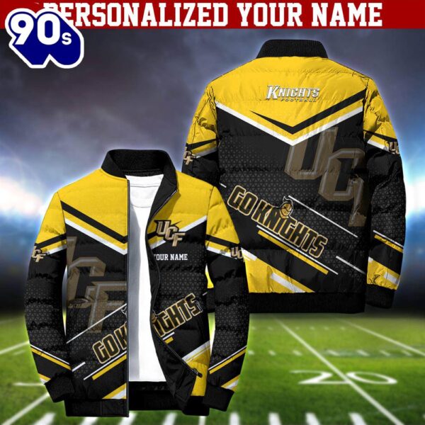 NCAA UCF Knights Puffer Jacket Personalized Your Name – Sport Puffer Jacket