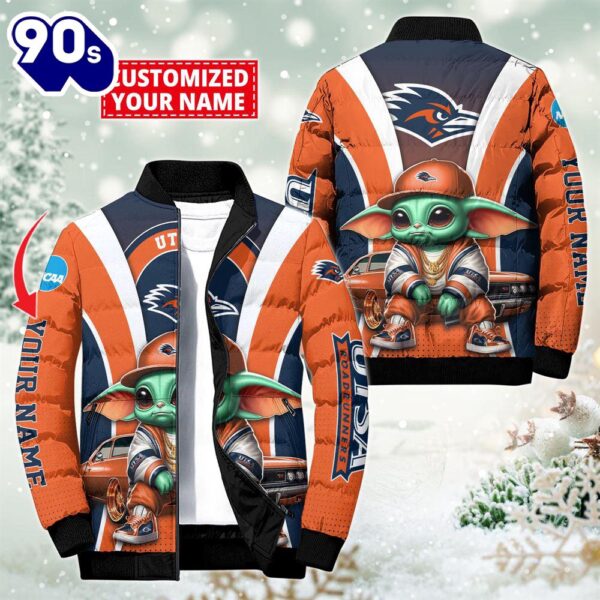 NCAA UTSA Roadrunners Sport Baby Yoda Puffer Jacket For Fans – NCAA Puffer Jacket