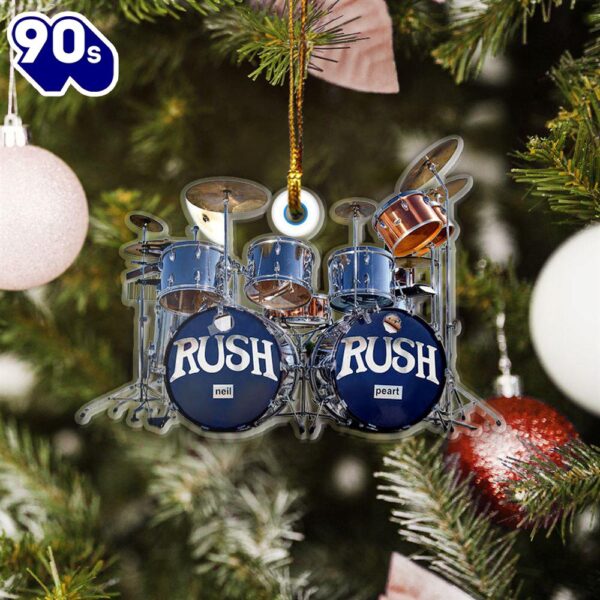 Neil Pearts Original RUSH Drum Set Ornament