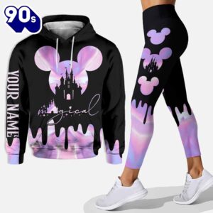 Never Too Old For Magic - Personalized Mickey Mouse Hoodie and Leggings