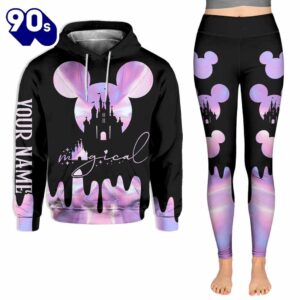 Never Too Old For Magic - Personalized Mickey Mouse Hoodie and Leggings