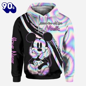 Never Too Old - Personalized Mickey Mouse Hoodie and Leggings