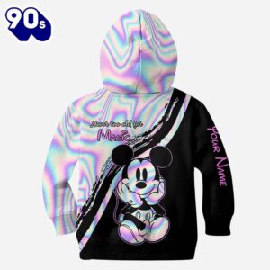 Never Too Old - Personalized Mickey Mouse Hoodie and Leggings