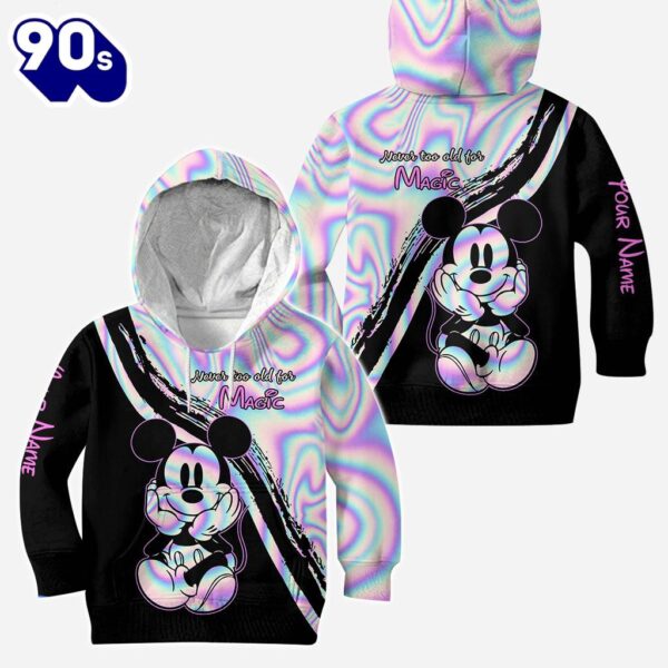 Never Too Old – Personalized Mickey Mouse Hoodie and Leggings