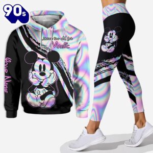 Never Too Old - Personalized Mickey Mouse Hoodie and Leggings