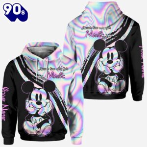 Never Too Old - Personalized Mickey Mouse Hoodie and Leggings