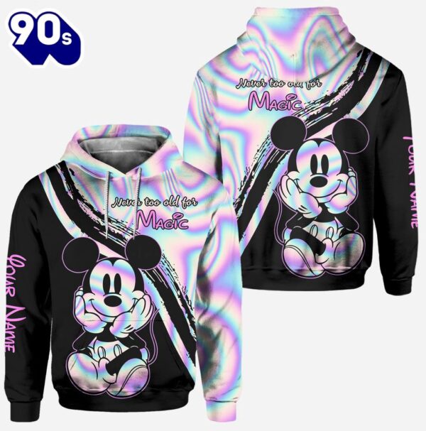 Never Too Old – Personalized Mickey Mouse Hoodie and Leggings