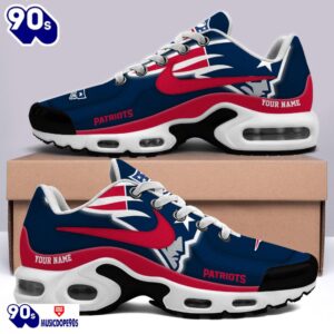 New England Patriots Customized Air Max Plus Shoes