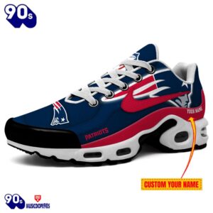 New England Patriots Customized Air Max Plus Shoes