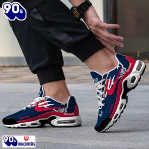 New England Patriots Customized Air Max Plus Shoes