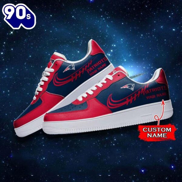 New England Patriots NFL Personalized Air Force Sneaker