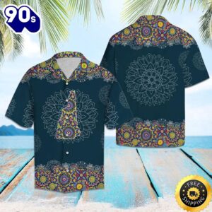 New Hampshire Mandala Hawaiian Shirt…