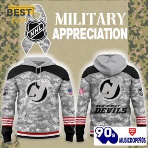 New Jersey Devils 2024 Military Appreciation Hoodie, Jogger, Cap