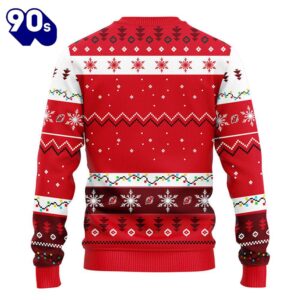 New Jersey Devils Hohoho Mickey Christmas Ugly Sweater