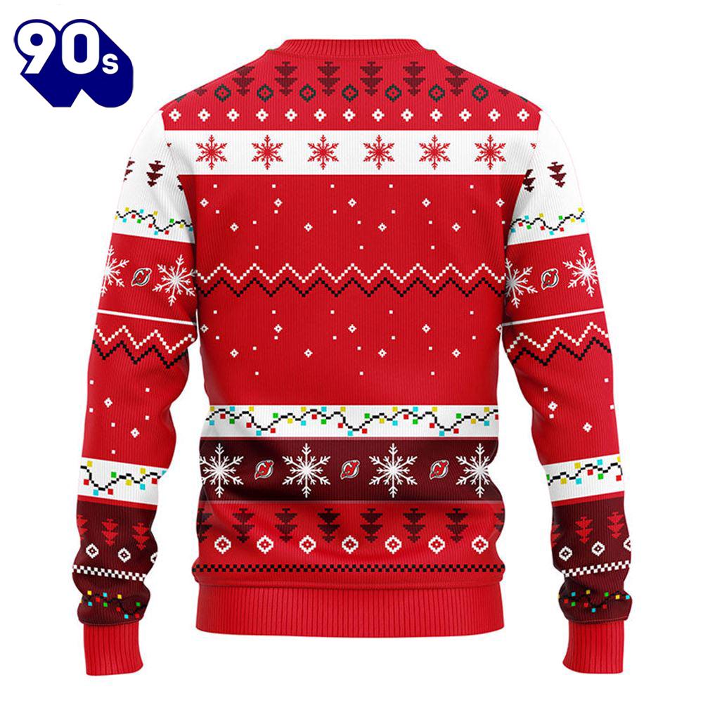 New Jersey Devils Hohoho Mickey Christmas Ugly Sweater Gift Christmas New Jersey Devils Hohoho Mickey Christmas Ugly Sweater Gift Christmas