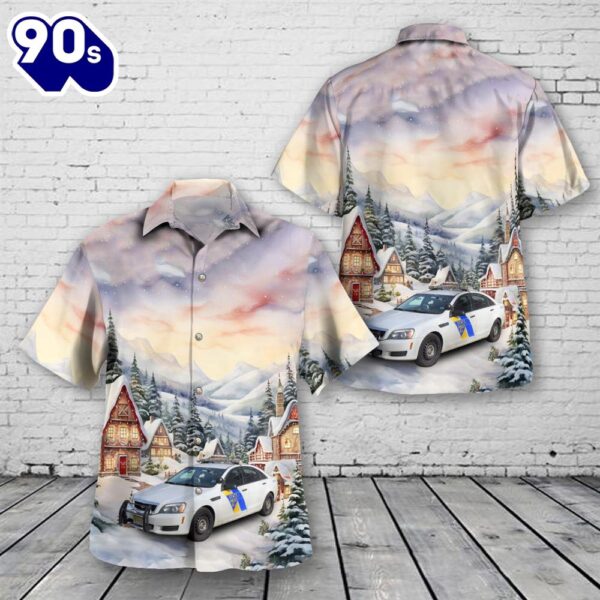 New Jersey State Police Christmas Hawaiian Shirt