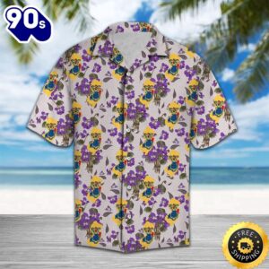 New Jersey Violet Hawaiian Shirt…