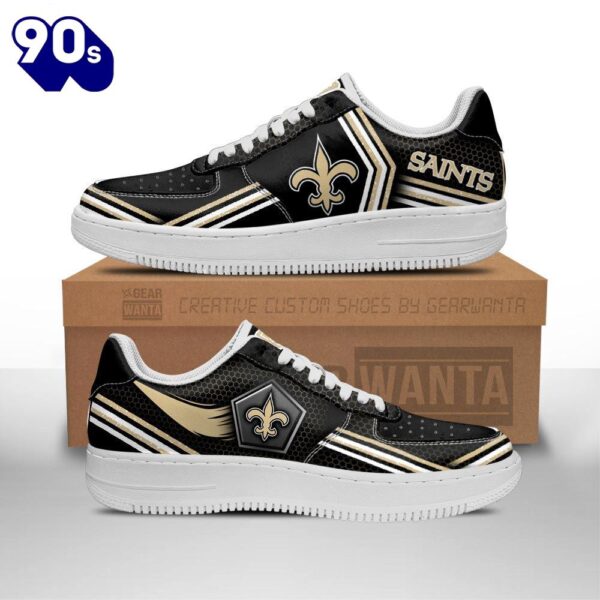 New Orlean Saints Air Sneakers Custom Force Shoes For Fans