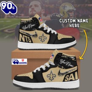 New Orleans Saints Air Jordan 1 Shoes