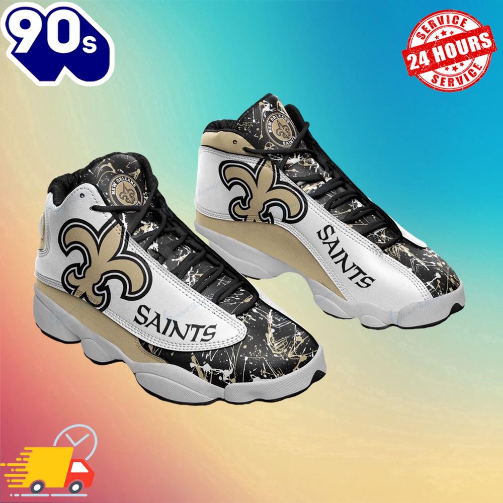 New Orleans Saints Air Jordan 13 Sneakers New Orleans Saints Air Jordan 13 Sneakers