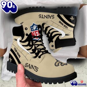 New Orleans Saints Custom Boots Shoes Idea Gift For Fan