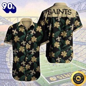 New Orleans Saints Hawaiian Shirt…