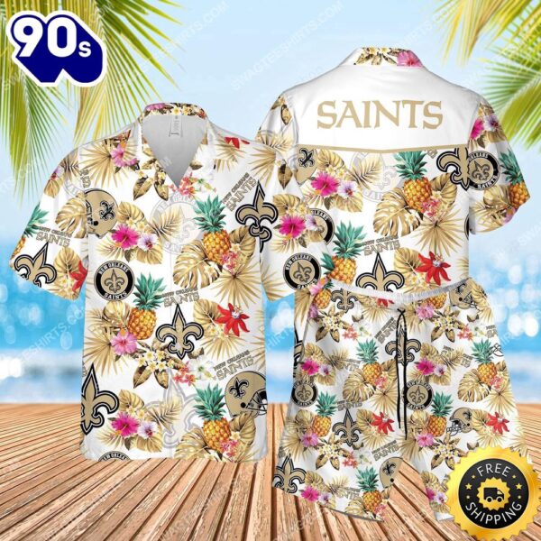 New Orleans Saints Summer Vacation Hawaiian Shirt