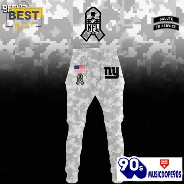 New York Giants Camo 2024 Salute to Service Hoodie, Jogger, Cap