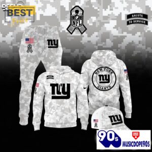 New York Giants Camo 2024 Salute to Service Hoodie, Jogger, Cap