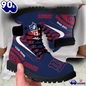 New York Giants Custom Boots Shoes Idea Gift For Fan