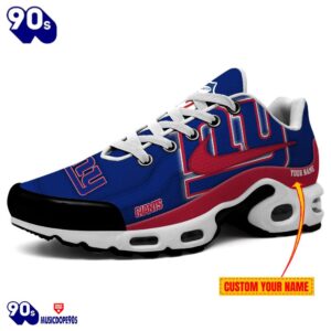 New York Giants Customized Air Max Plus Shoes