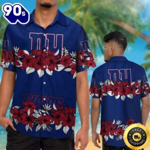 New York Giants Hawaiian Shirt